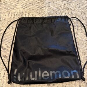 lululemon athletica Black Drawstring Backpack